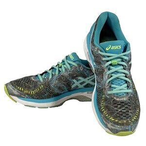 Asics Gel Kayano 23 Women’s Size 7.5 Running Shoes Sneakers Blue Gray Aqua T6A5N